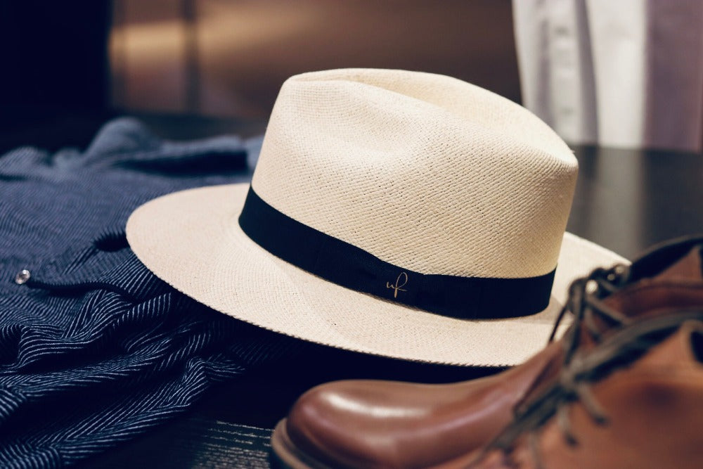 Natural with Black Hatband