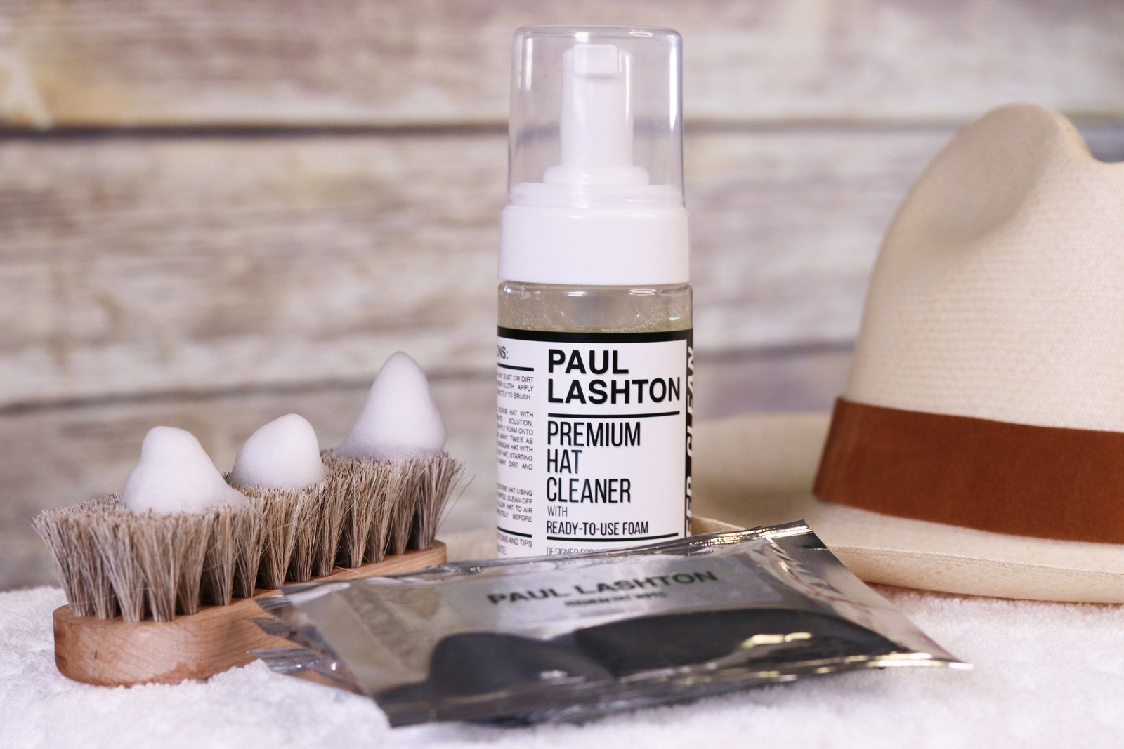 Kit de limpieza para sombreros de paja de Paul Lashton