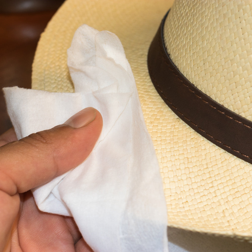 Toallitas limpiadoras para sombreros de paja de primera calidad de Paul Lashton