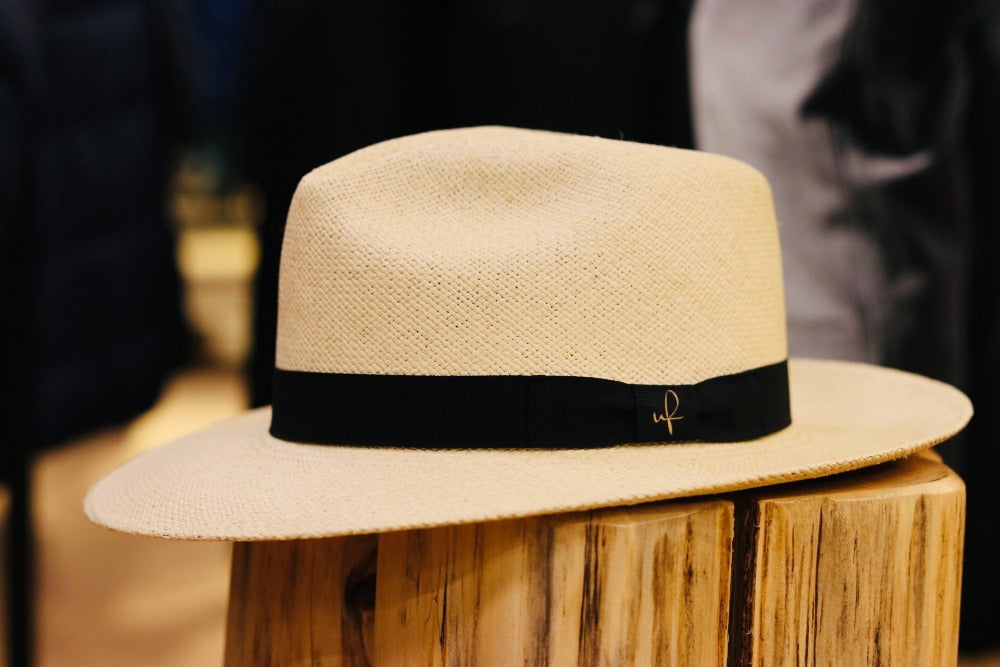Natural with Black Hatband