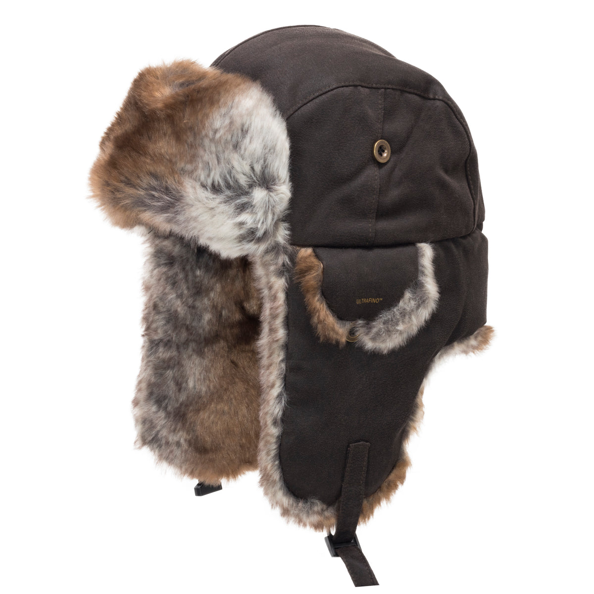 USHANKA Fur Fuzzy Mohair Y2K Avant Garde Hat Vintage OS