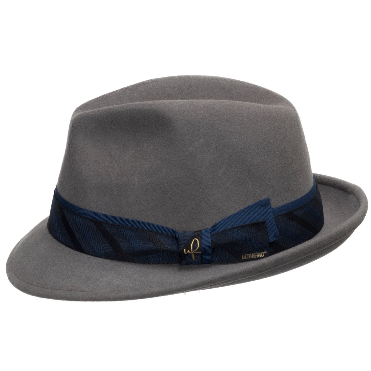 Classic Italy - Cappello Trilby Feltro Trilby - Size 59 cm - Gris Classic Italy - Cappello Trilby Feltro Trilby - Size 59 cm - Gris
