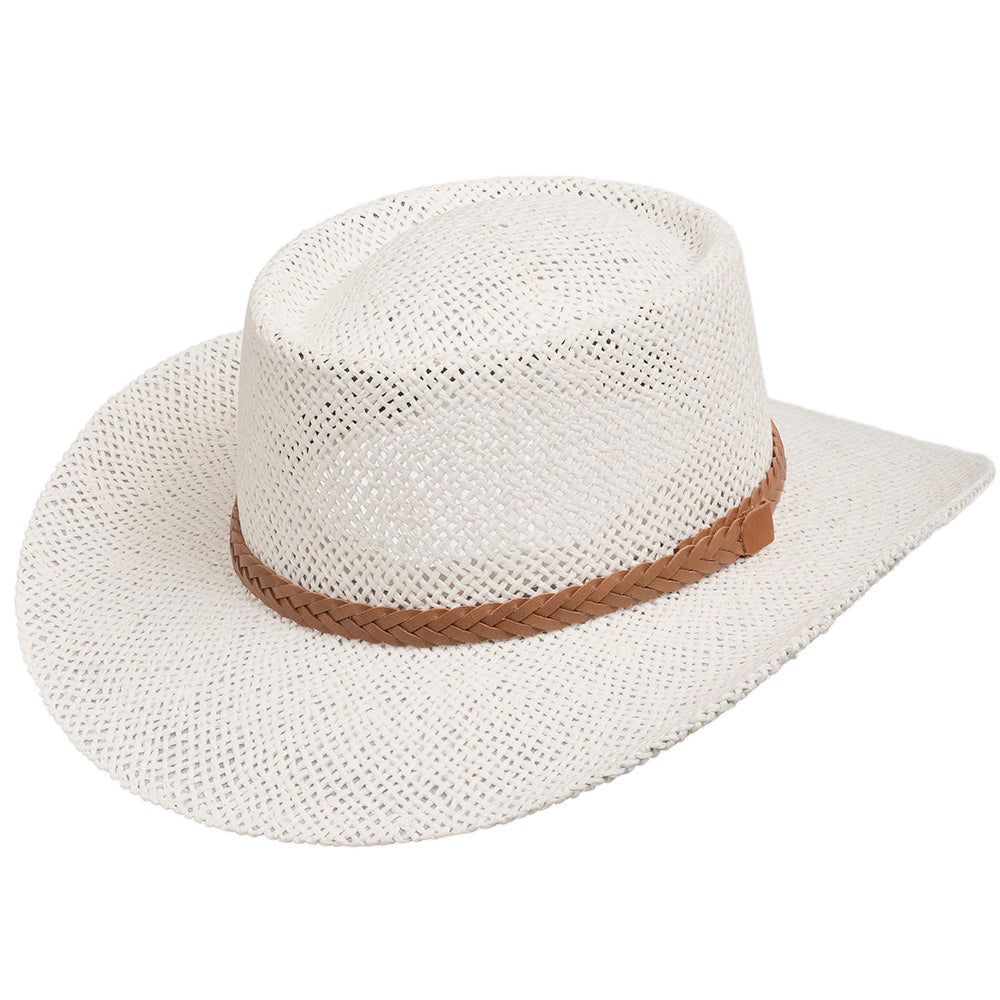 Buffalo Bills Unisex Summer Fedora Panama Straw Hat with Band