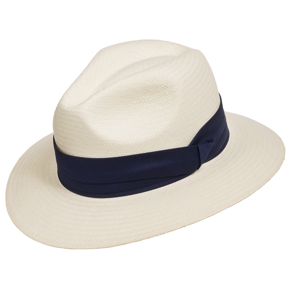 Monte Cristo Fedora Straw Hat - Ultrafino Panama Hat