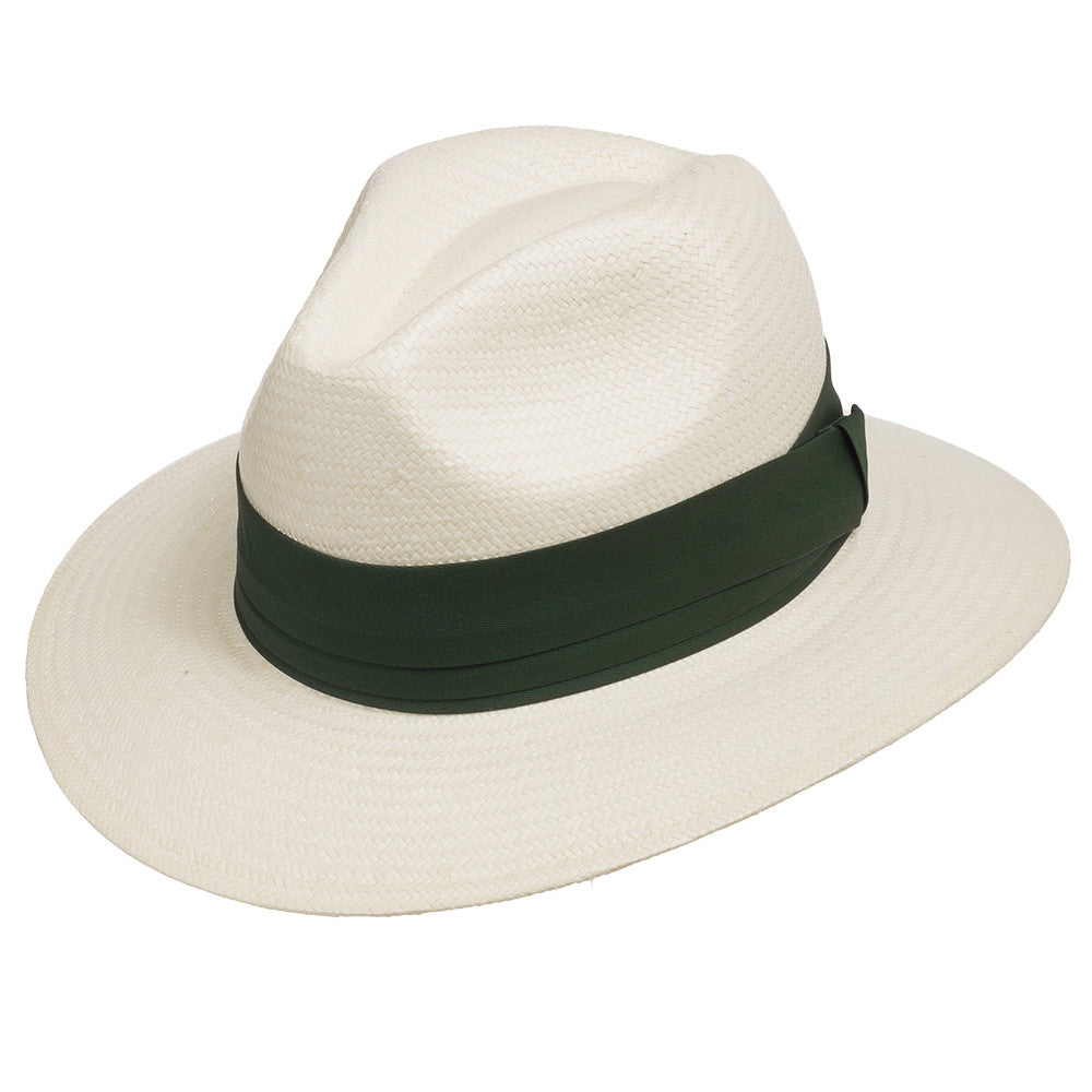 Monte Cristo Fedora Straw Hat - Ultrafino Panama Hat