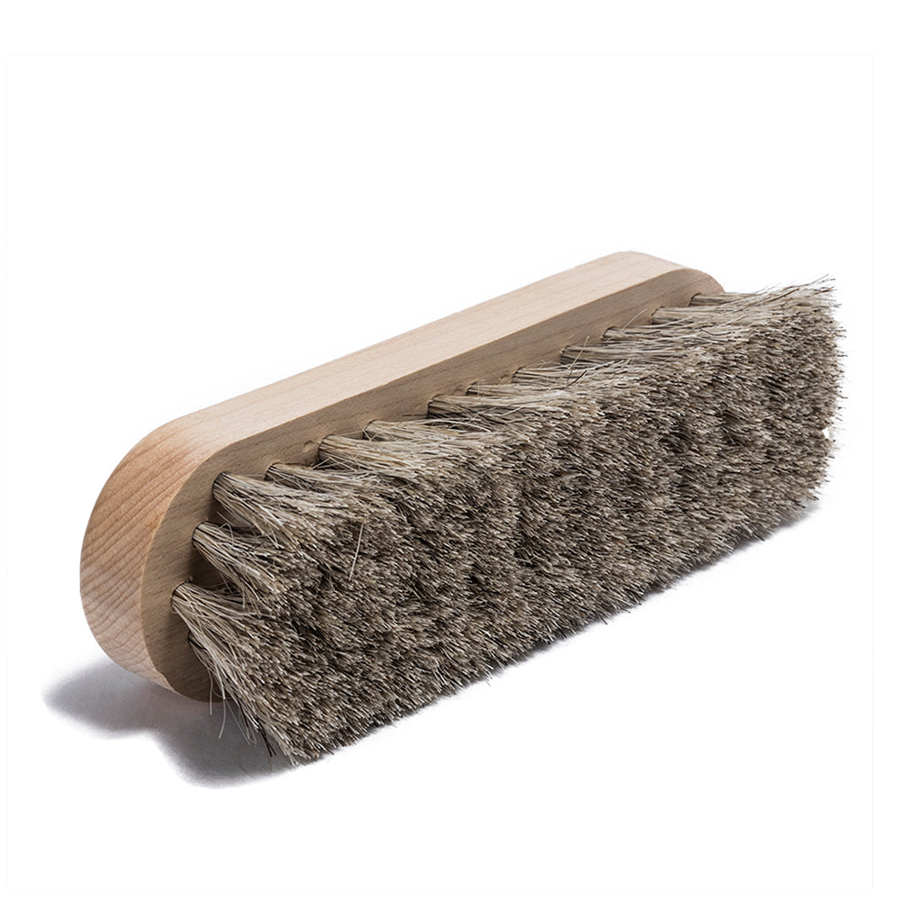 Eagles Horsehair Leather Cleaning Brush - Long Wood Handle Horsehair  Bristle Brush cleanups Hats,Shoes, Leathers and Upholstery