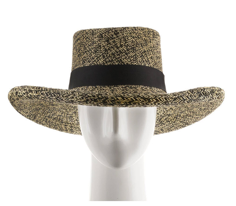 Black Dyed Straw and Natural Straw