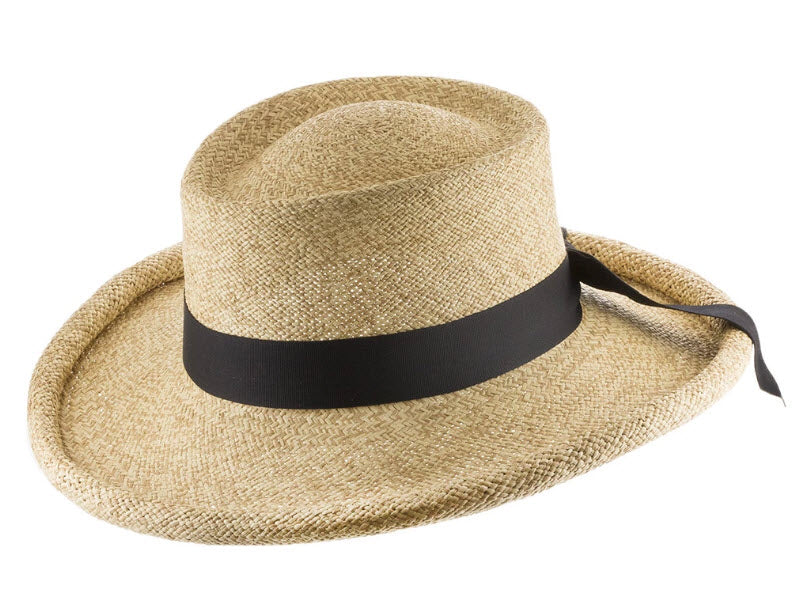 Natural and Dark Tan Straw