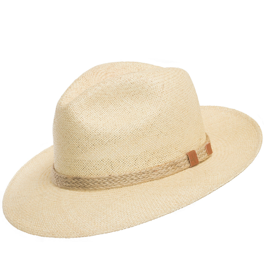 Natural with Braided Jute Rope Hatband