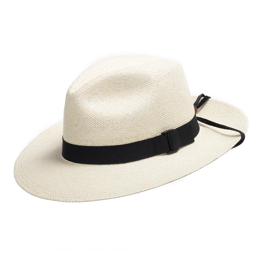 Natural with Black Leather Chin Strap